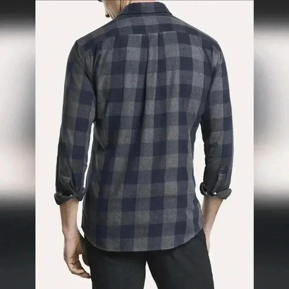 Peter Millar Shirts Peter Millar Men’s Kenton Regular Fit Buffalo Check Flannel - Picture 2 of 6